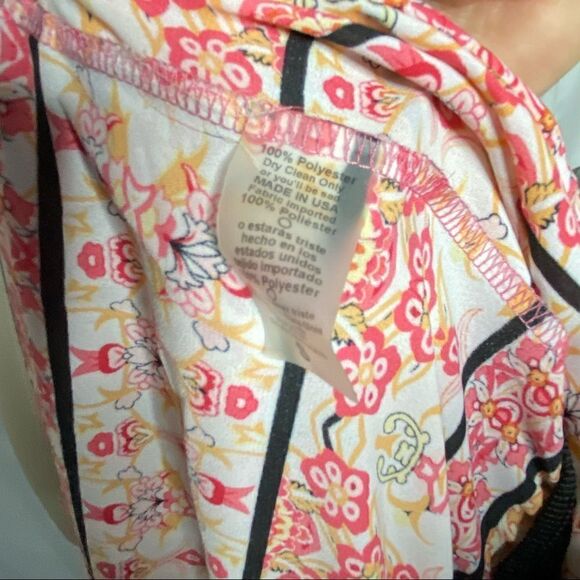 Lularoe Women's Monroe Kimono Size Small Fringe Cardigan Multicolor Boho - Picture 4 of 6